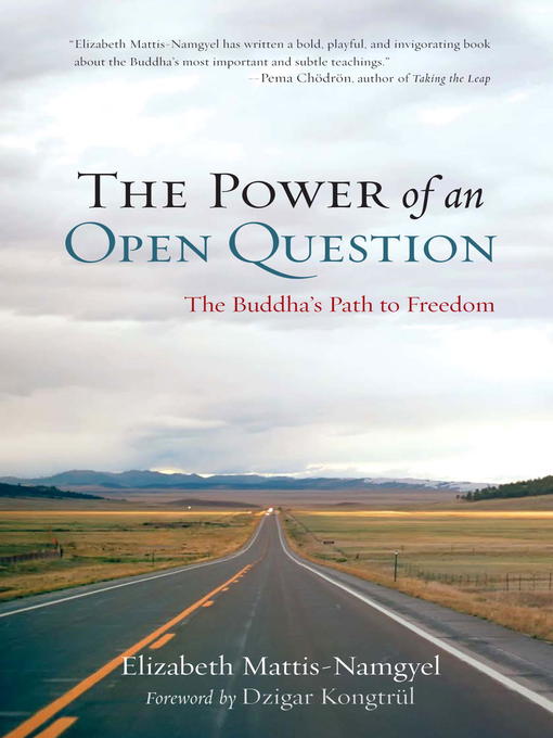 Title details for The Power of an Open Question by Elizabeth Mattis Namgyel - Wait list